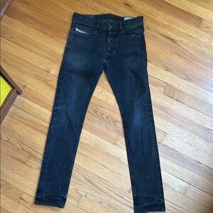 Black Straight Leg Jeans Classic Style